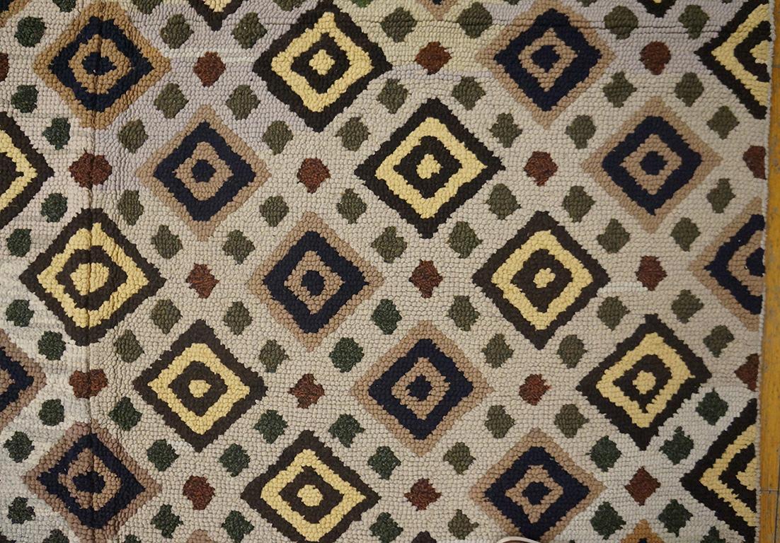 Antiker amerikanischer Kapuzenteppich, 2,13 m x 2,13 m, antik (Mitte des 20. Jahrhunderts) im Angebot