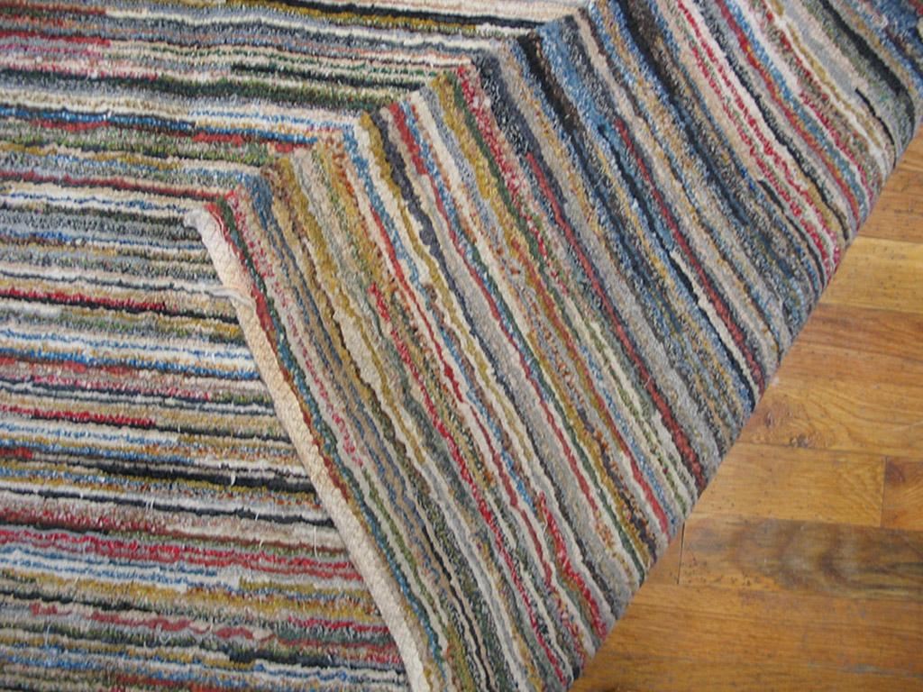 Early 20th Century Antique American Hooked Rug For Sale