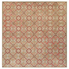 Tapis à capuche américain ancien  6' 4''x6' 4''