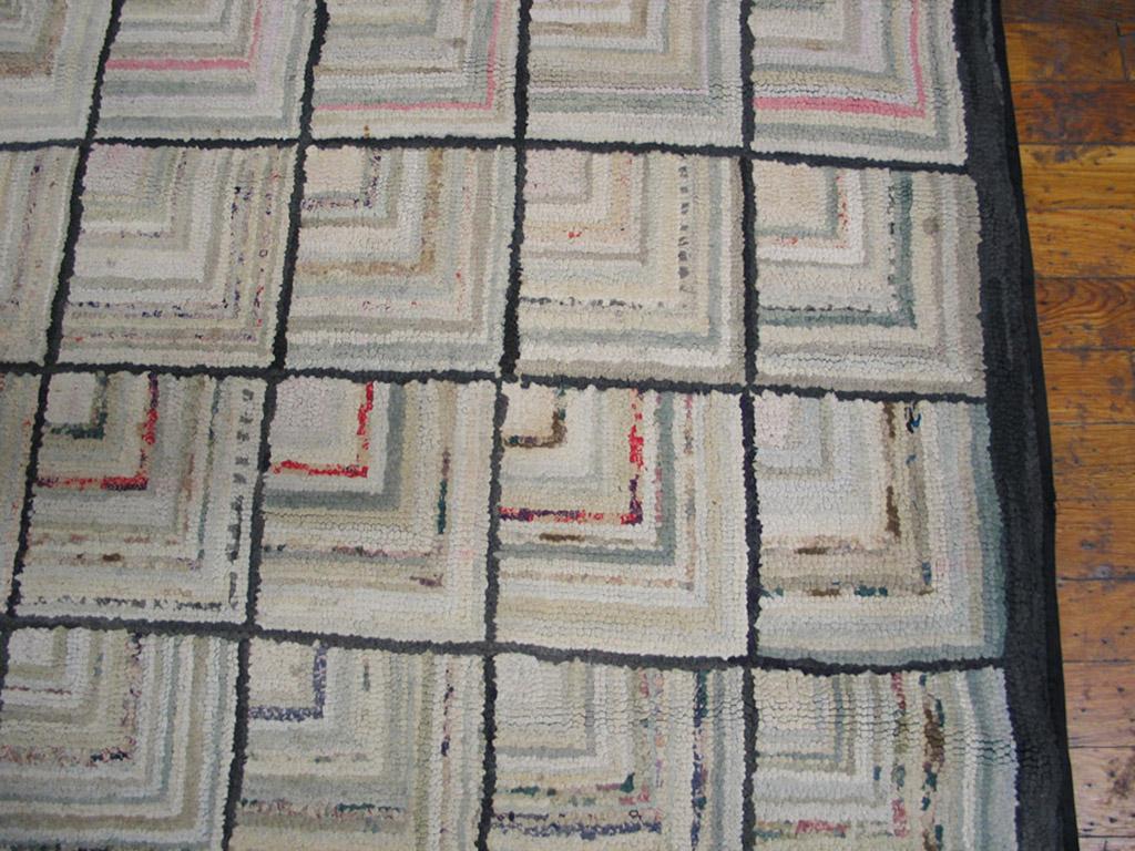 Antique American Hooked Rug 6' 0
