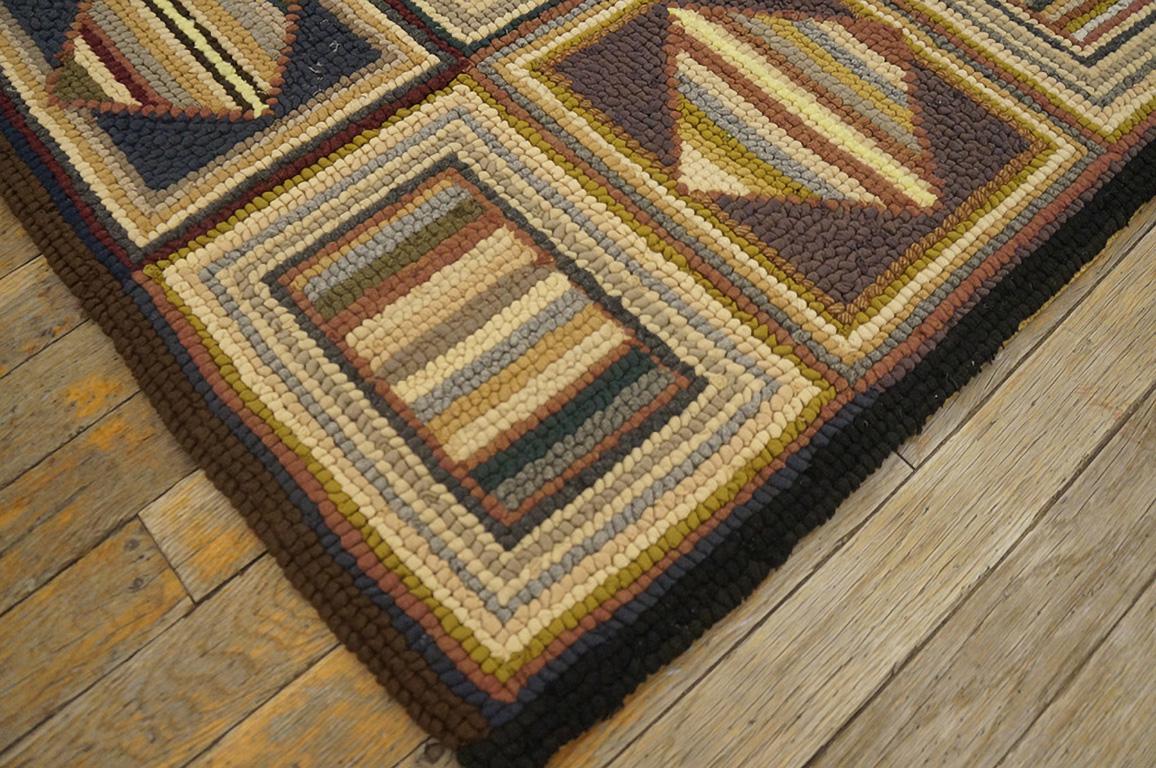 Mid 20th Century American Hooked Rug ( 6' x 8'7
