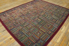Mid-20th Century American Hooked Rug ( 7' 6'' x 9' 2''  - 228 x 279 cm )