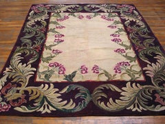 1930s American Hooked Rug ( 7'8" x 9'5" - 234 x 287 )