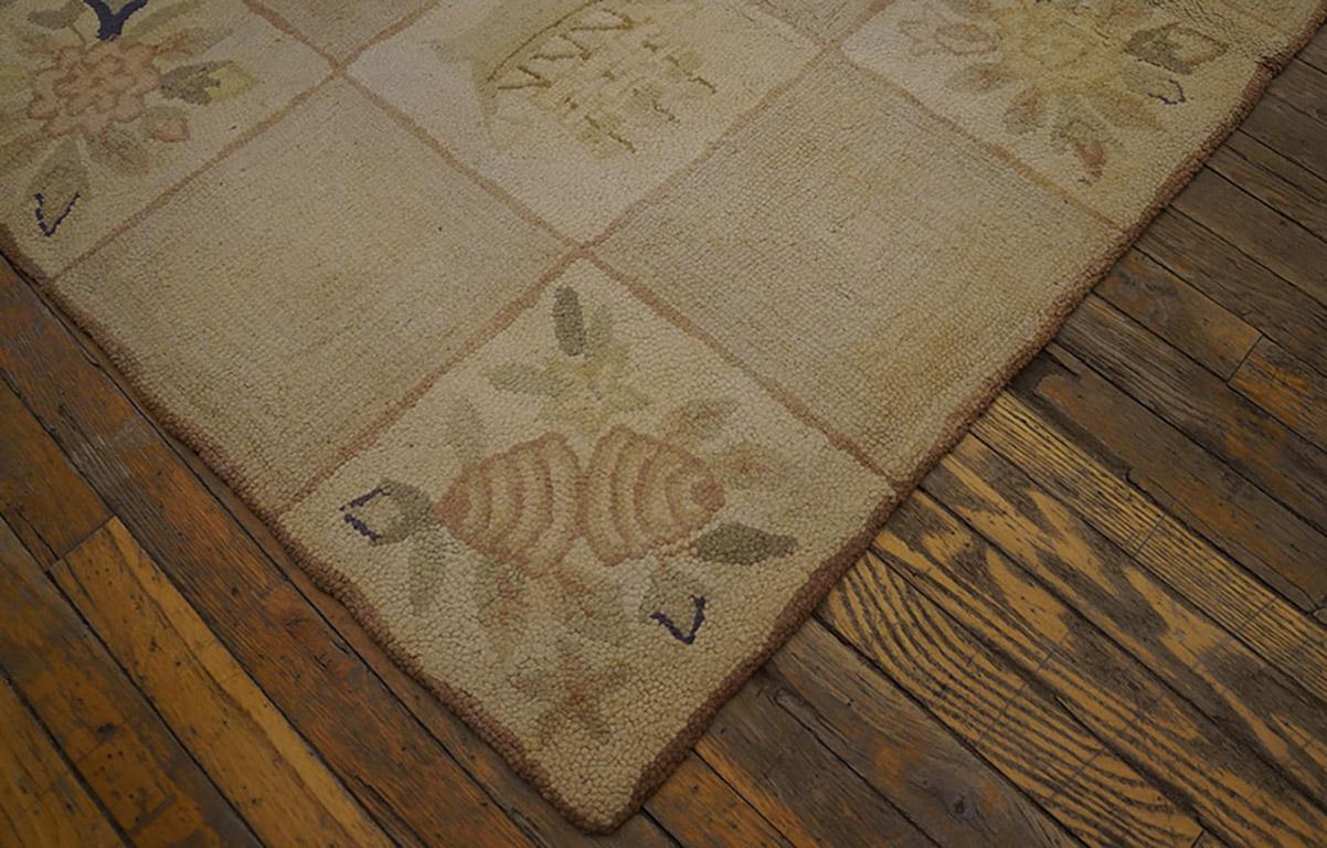 Mid-20th Century Antique American Hooked Rug 8' 0