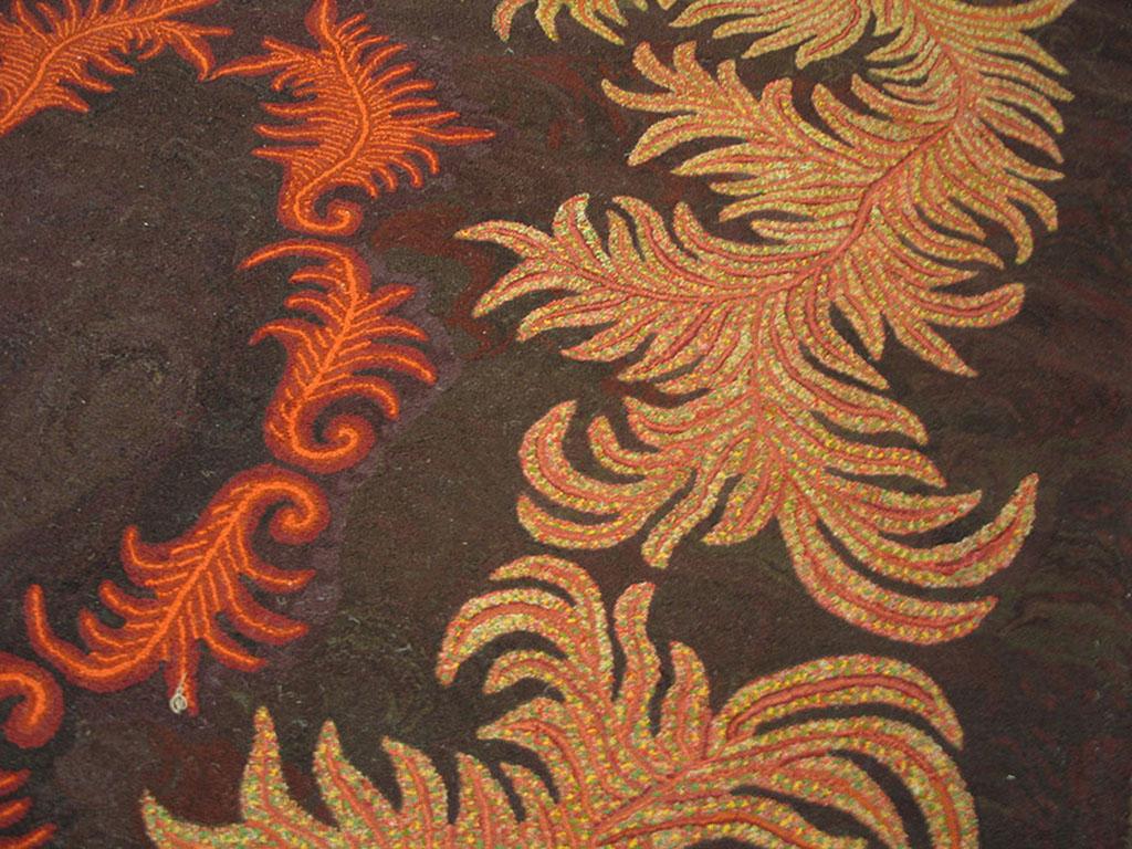 Mid-20th Century Antique American Hooked Rug