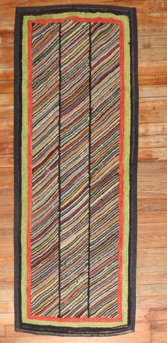 Antique American Hooked Rug