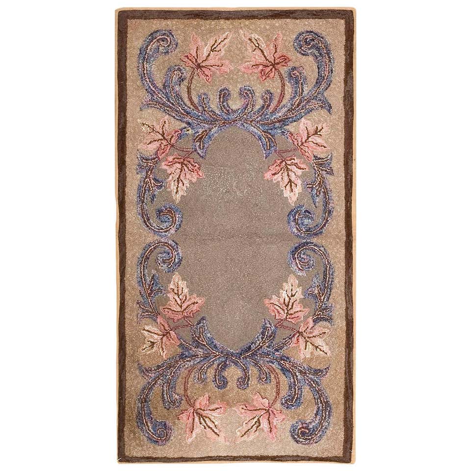 Antique American Hooked Rug 5' 9