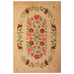 Antique American Hooked Rug 3' 10" x 5' 8"