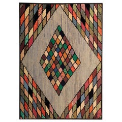 Antique American Hooked Rug 2' 7" x 3' 8"