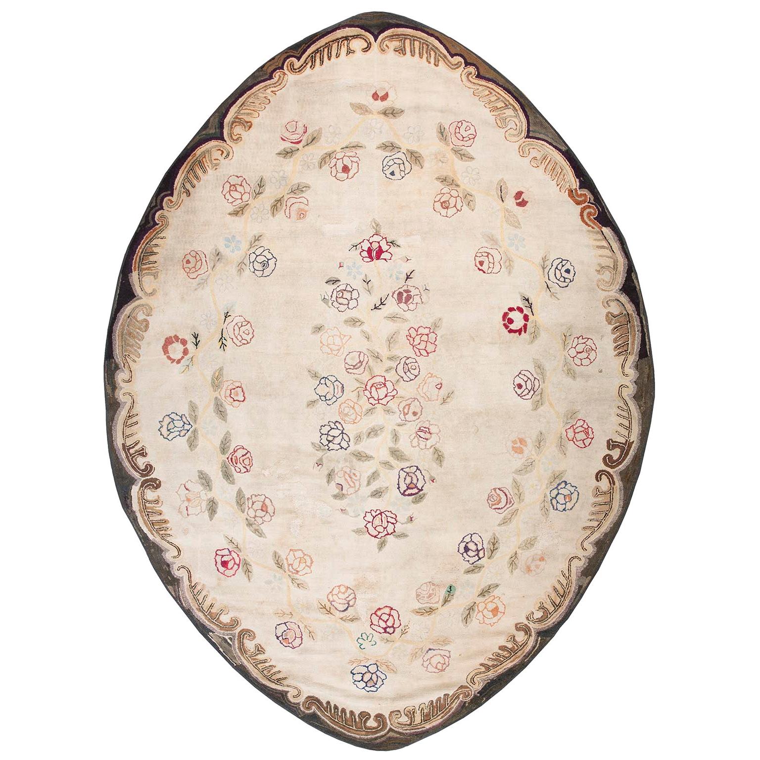 Tappeto americano antico con ganci 9' 0" x 12' 0"
