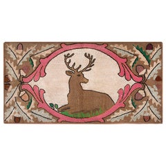 Antique American Hooked Rug