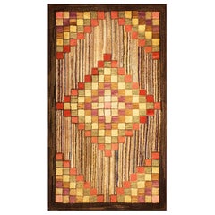 Antique American Hooked Rug 3' 0" x 5' 0"