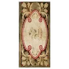 Antique American Hooked Rug 2' 6" x 4' 0"