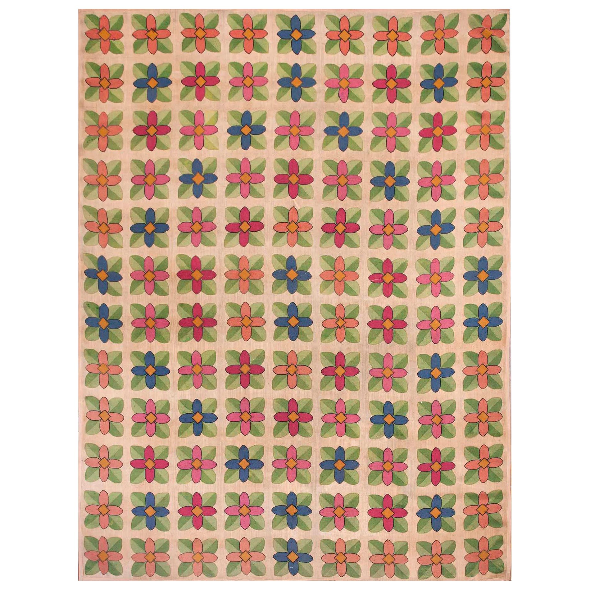 Early 20th Century American Hooked Rug ( 9' x 12' - 274 x 366 )
