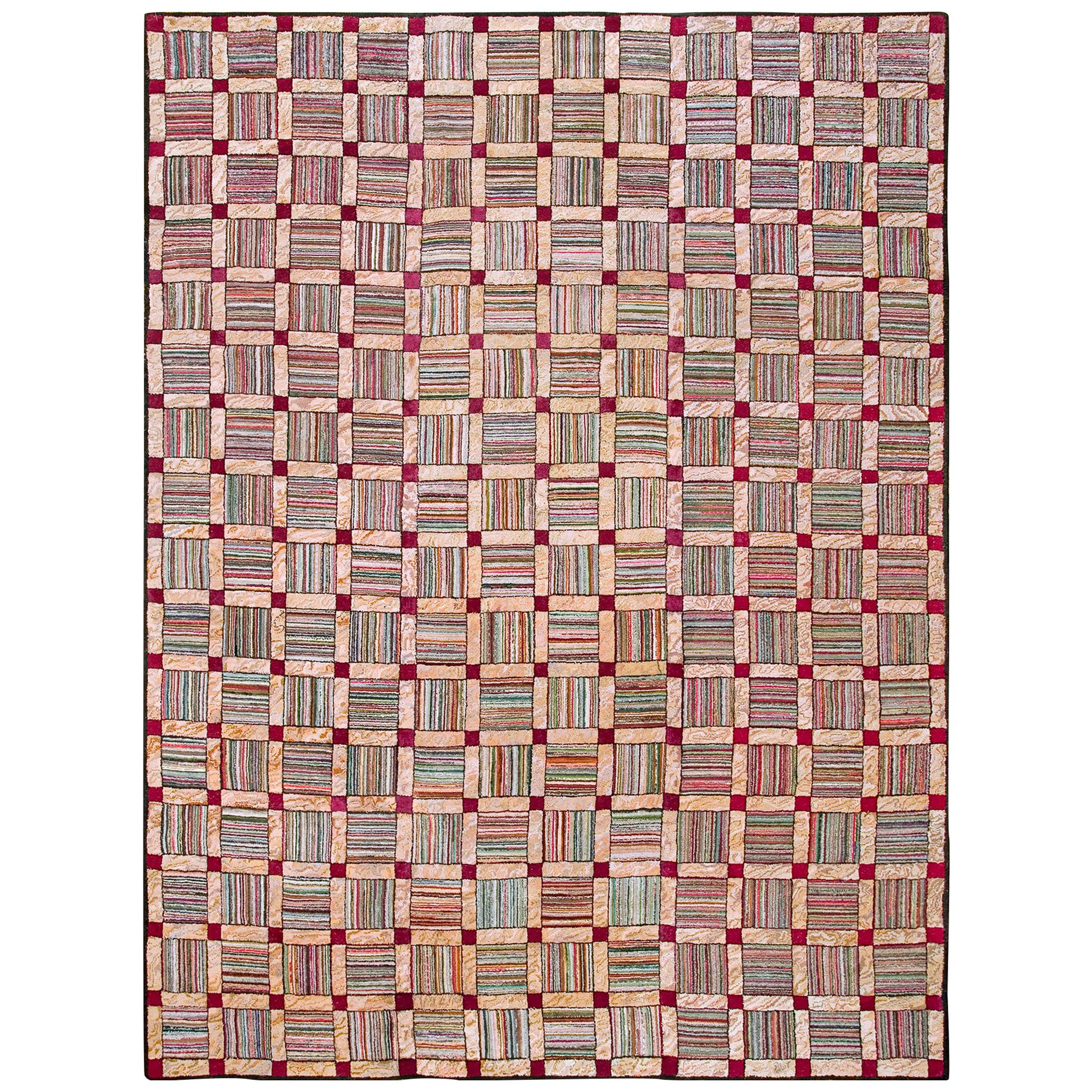 1930s American Hooked Rug ( 9'3" x 12'4" - 282 x 376 )