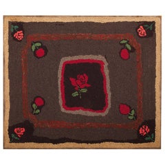 Antique American Hooked Rug