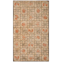 Early 20th Century American Hooked Rug ( 4' x 7'1" - 122 x 216 )