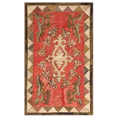 Early 20th Century American Hooked Rug ( 4'4" x 7'4" - 132 x 223 cm )