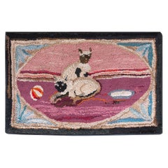 Antiker amerikanischer Kapuzenteppich mit Kapuze