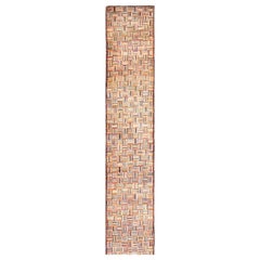 Amerikanischer Kapuzenteppich mit Kapuze aus dem frühen 20. Jahrhundert ( 3' x 27'5" - 90 x 836)