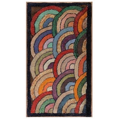 Tapis à capuche américain ancien 2''3x4''4