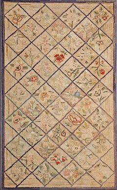 Antique American Hooked Rug