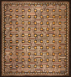 Antiker amerikanischer Kapuzenteppich mit Kapuze