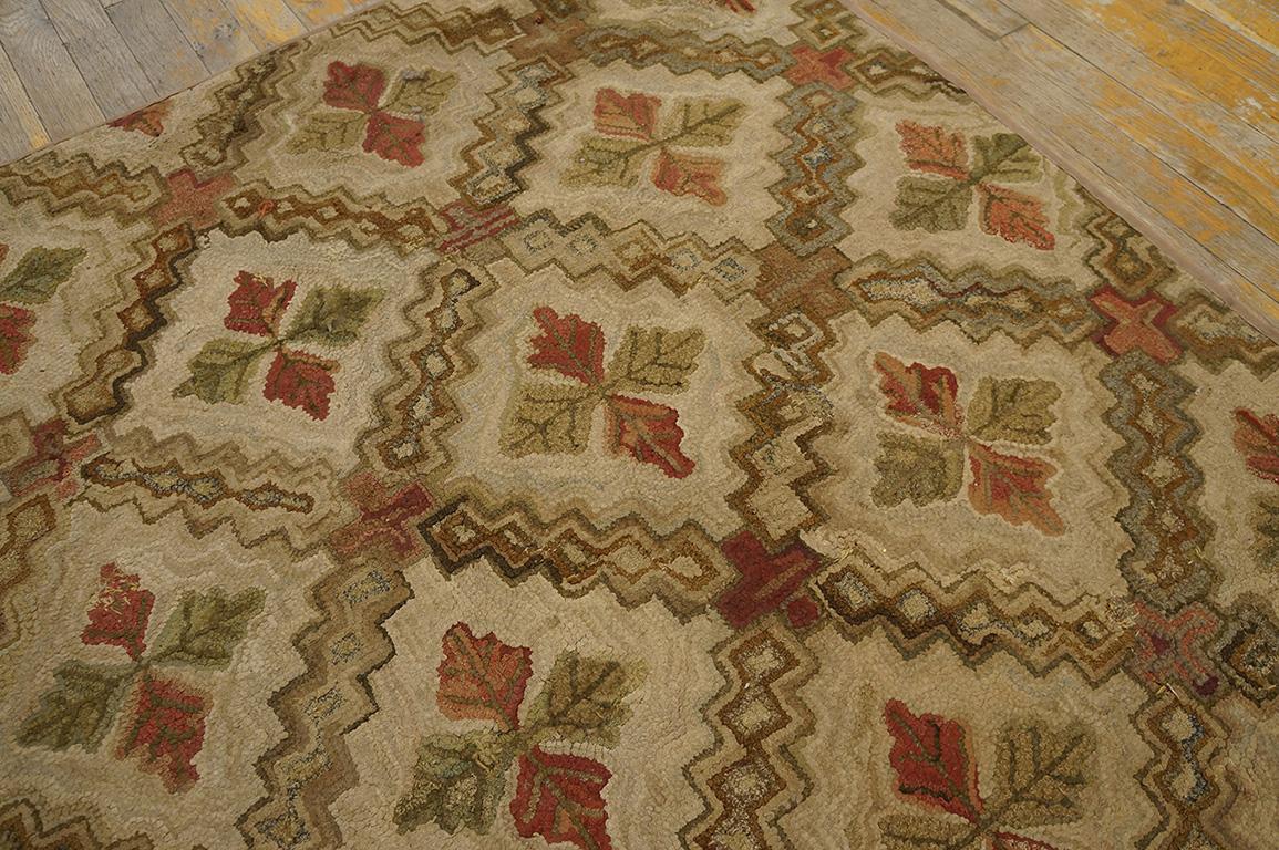 Antique American Hooked Rug Rugs For Sale 4
