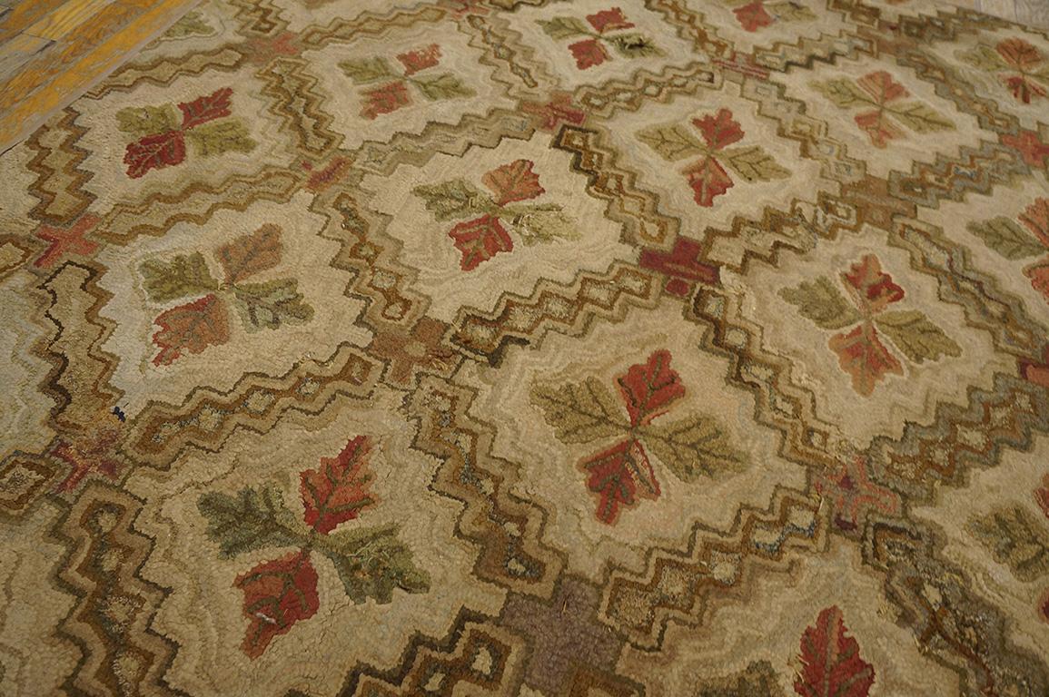 Mid-20th Century Antique American Hooked Rug Rugs For Sale