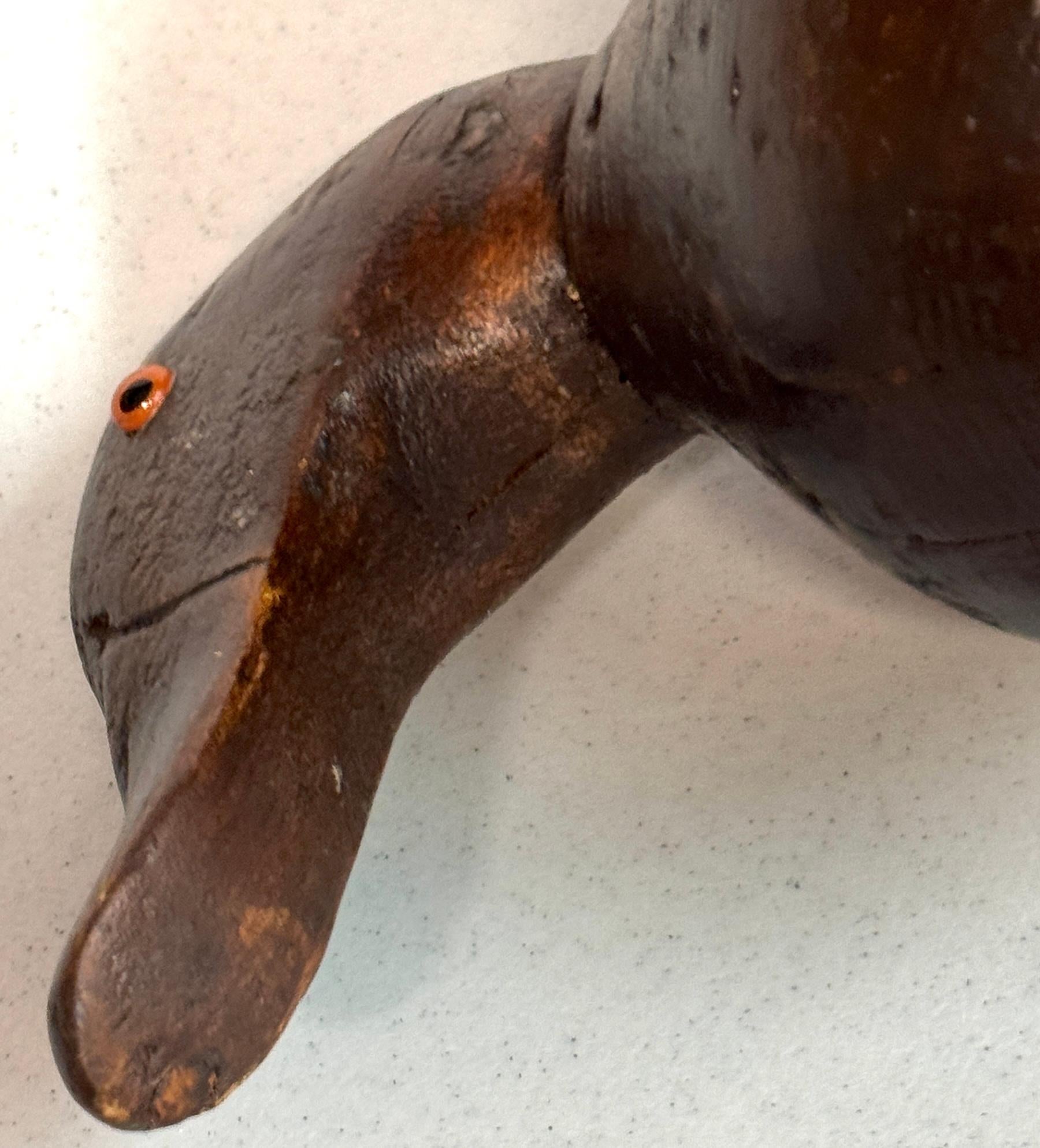 Antiker amerikanischer Jagd Canvasback Decoy Signiert C. A Locart & J.G. im Angebot 3
