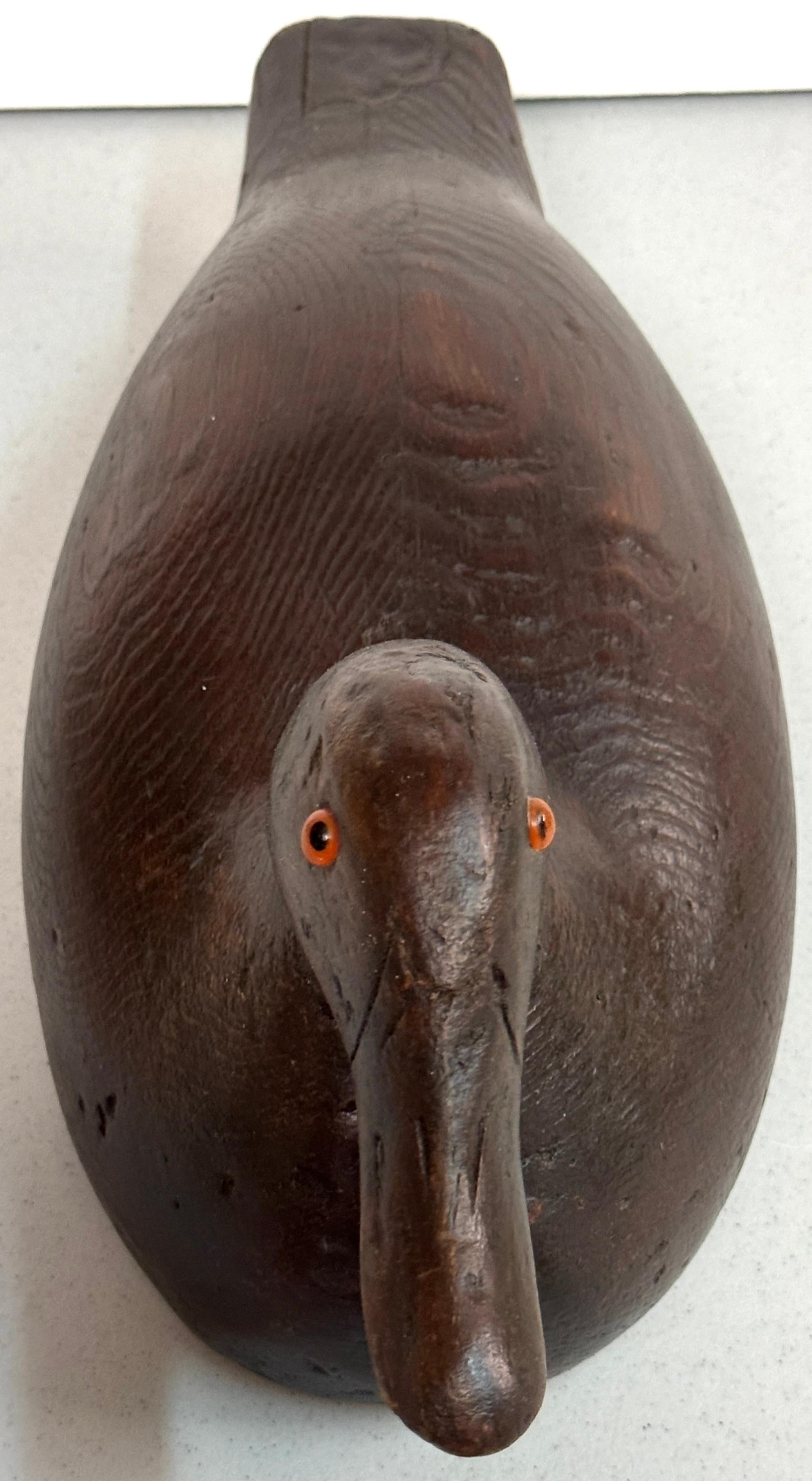 Antiker amerikanischer Jagd Canvasback Decoy Signiert C. A Locart & J.G. im Angebot 4