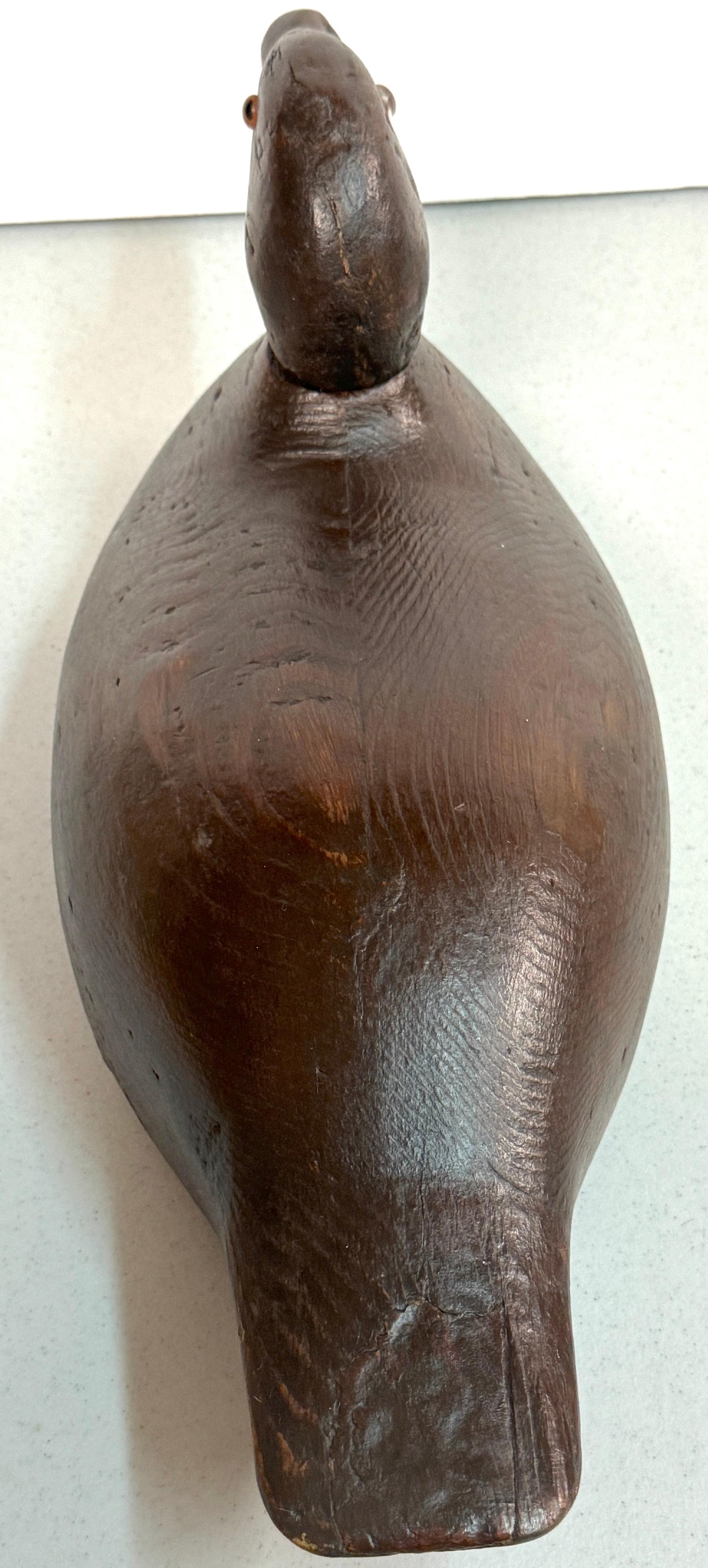Antiker amerikanischer Jagd Canvasback Decoy Signiert C. A Locart & J.G. (20. Jahrhundert) im Angebot