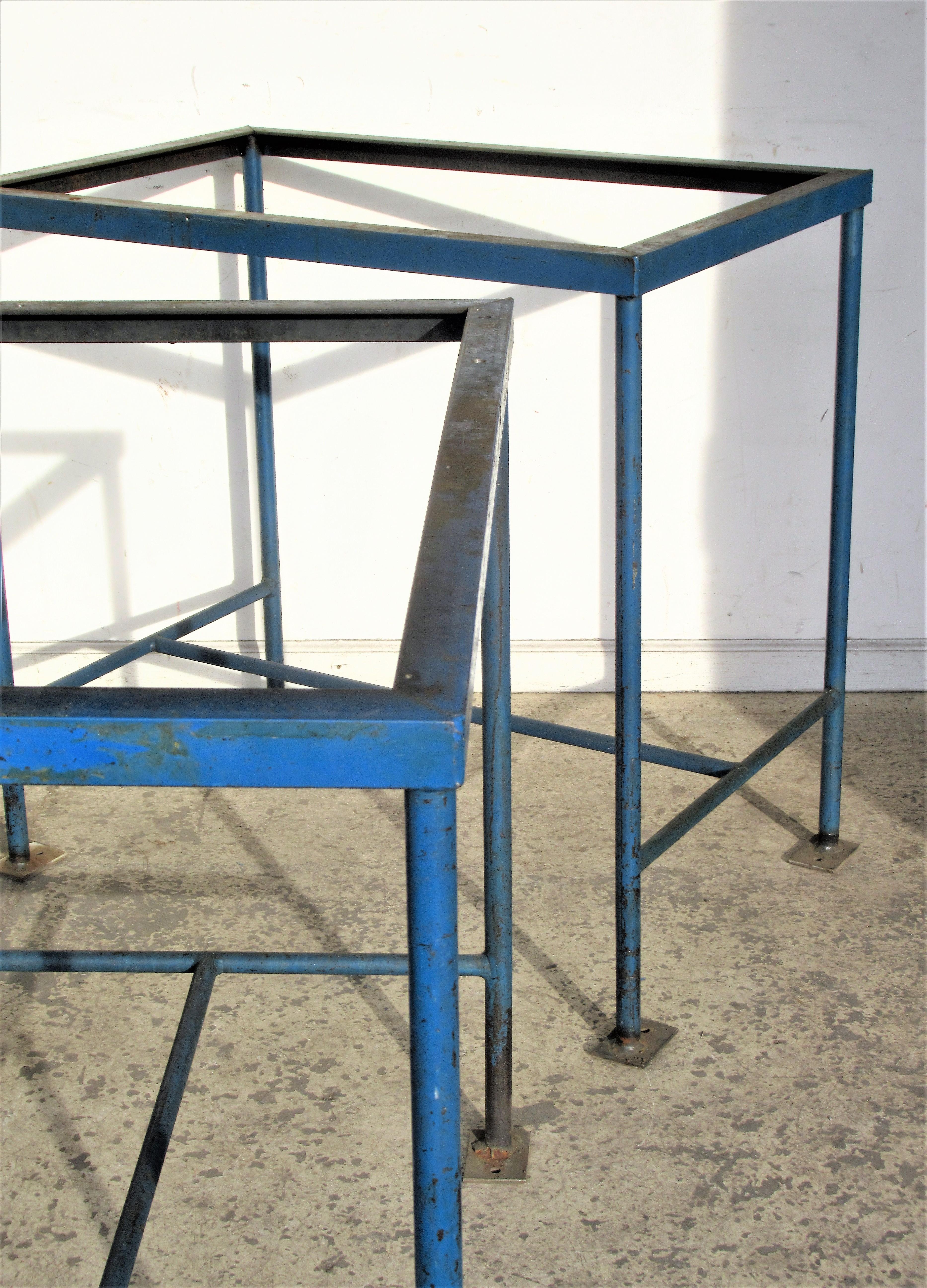 Antique Industrial Architectural Iron Tables 6