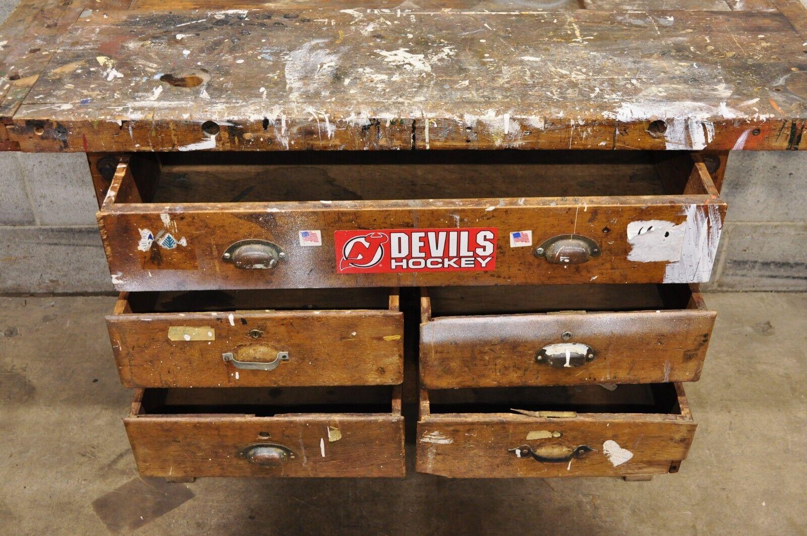 old work bench