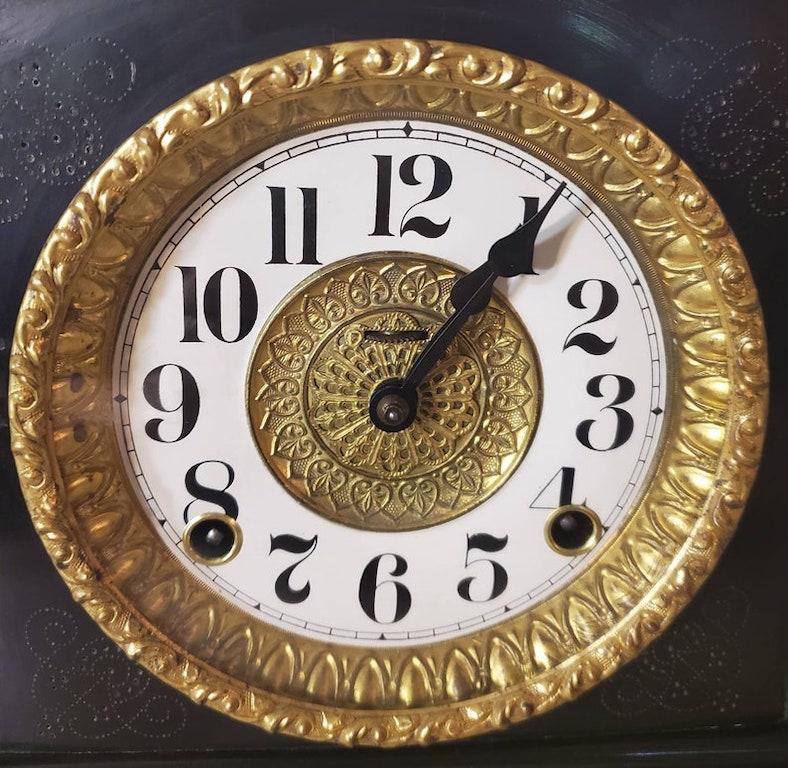 antique ingraham mantle clock