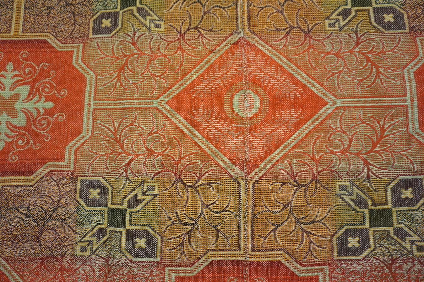 Late 19th Century 19th Century American Ingrain Carpet ( 7'7