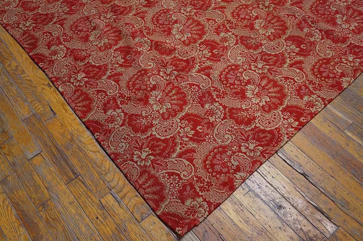 Late 19th Century American Ingrain Carpet ( 10'6