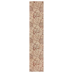 Antique American Ingrain Runner Rug 3' x 14'8"