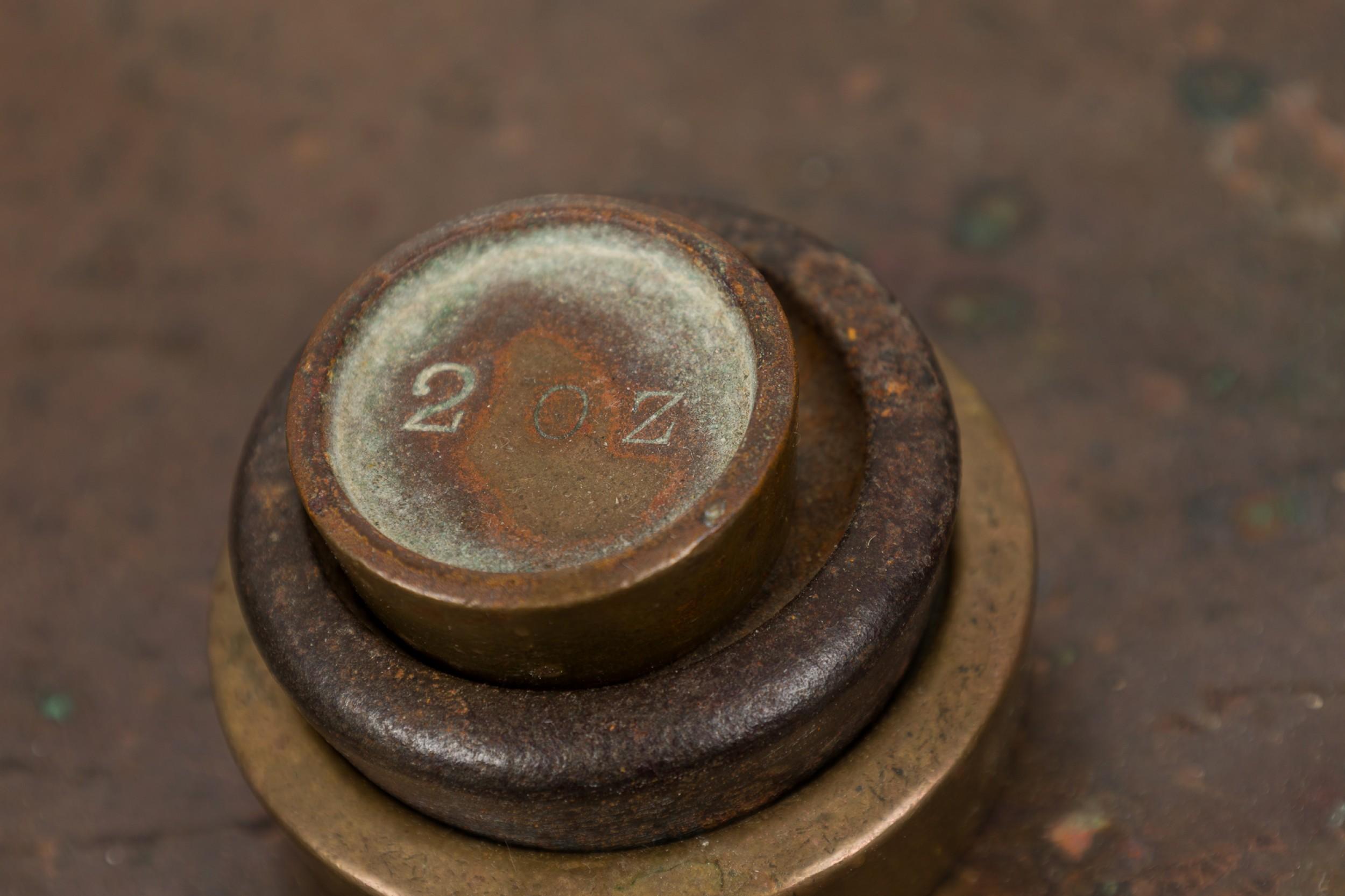 Ancienne balance de poids du fer américain en vente 4