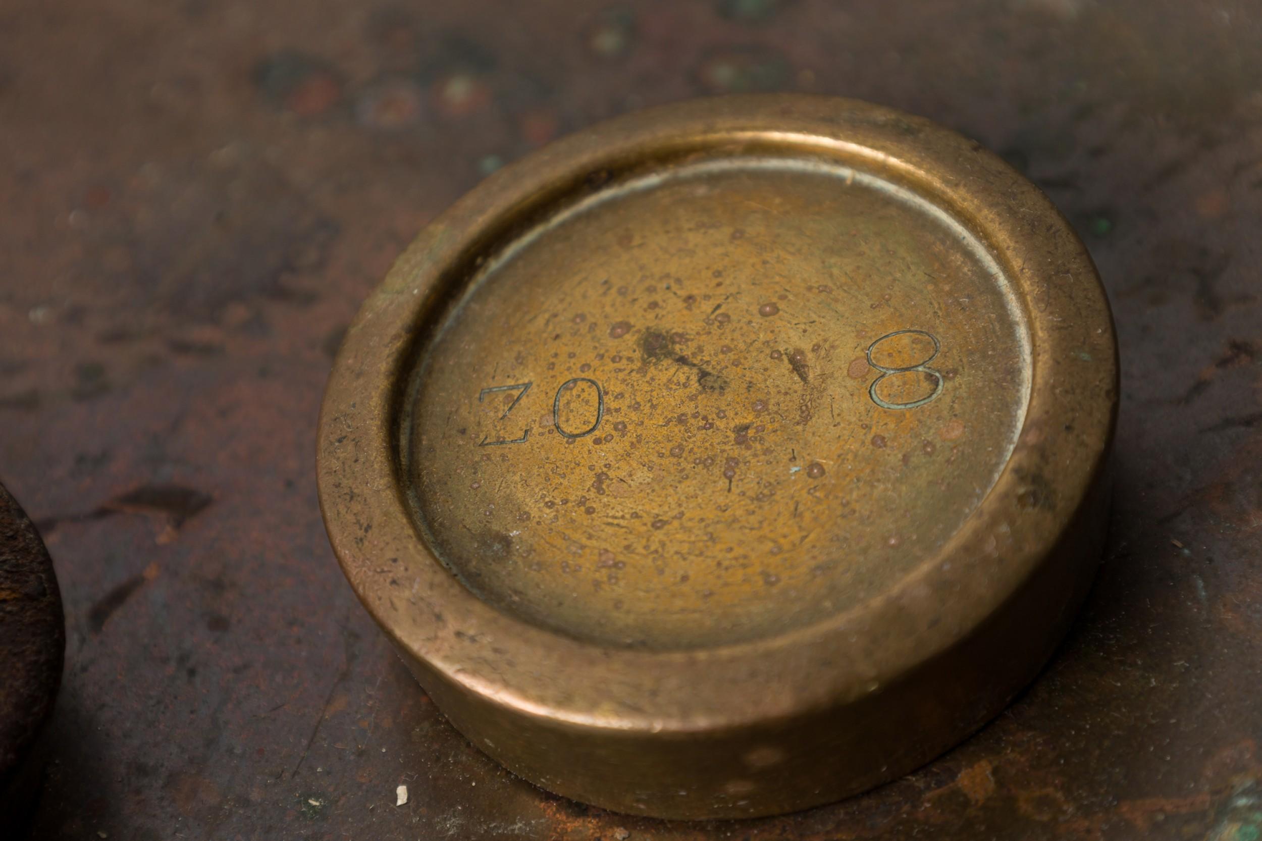Ancienne balance de poids du fer américain en vente 5