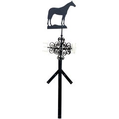 Antique American Iron Horse Weathervane, Nashville TN