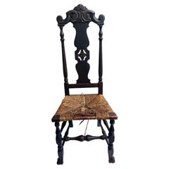 Antique American Jacobean Handcarved Chair