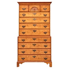 Antique American Maple Chest-On-Chest