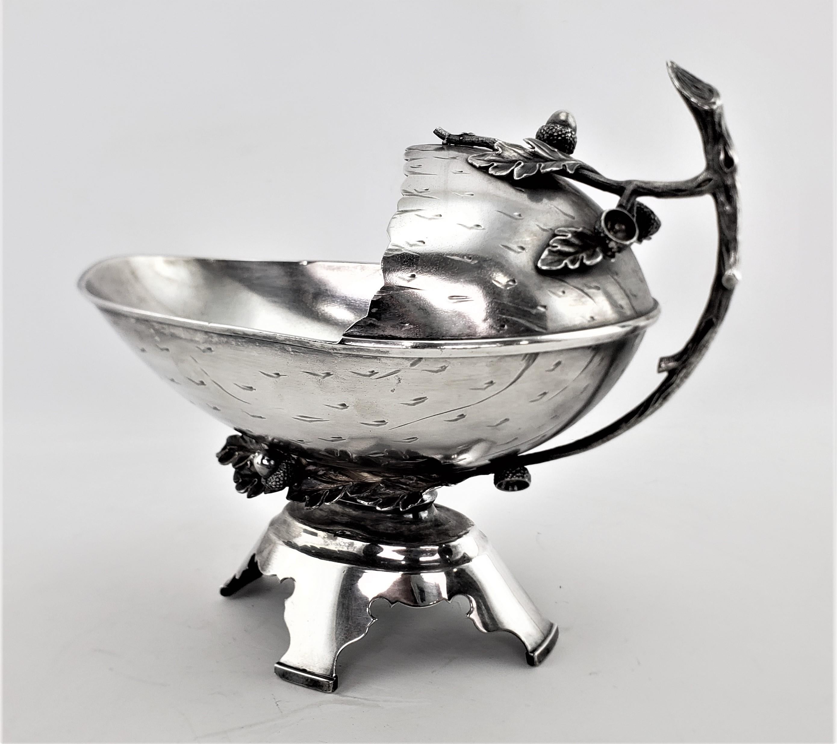 silver nut bowl