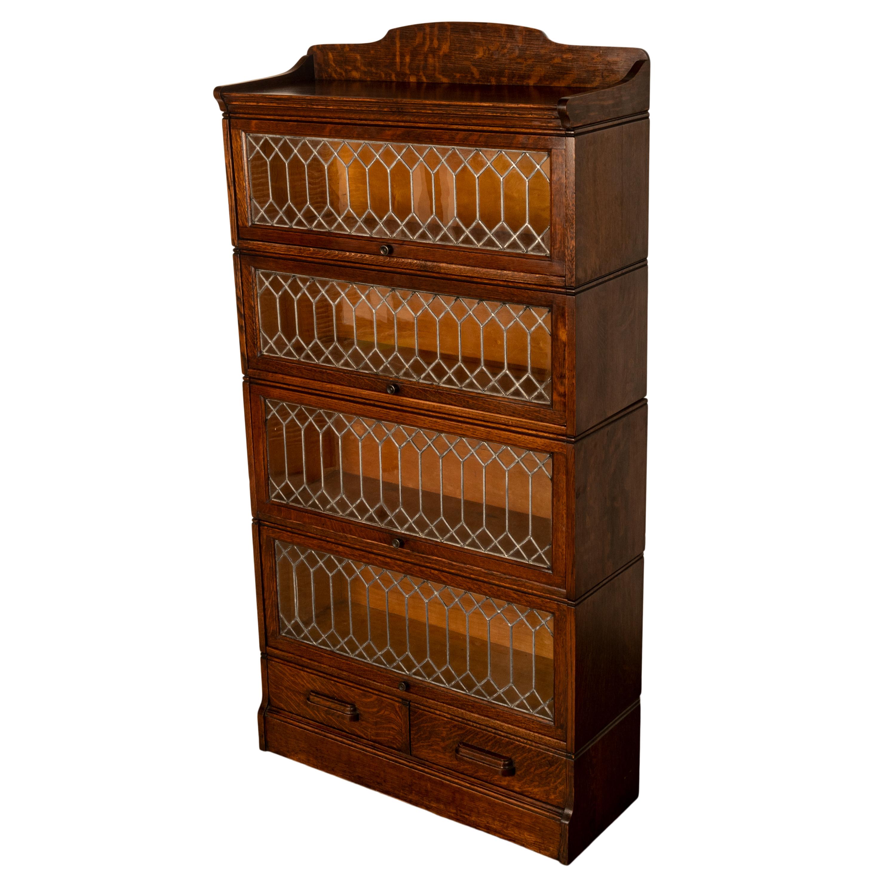 antique lawyers bookcase