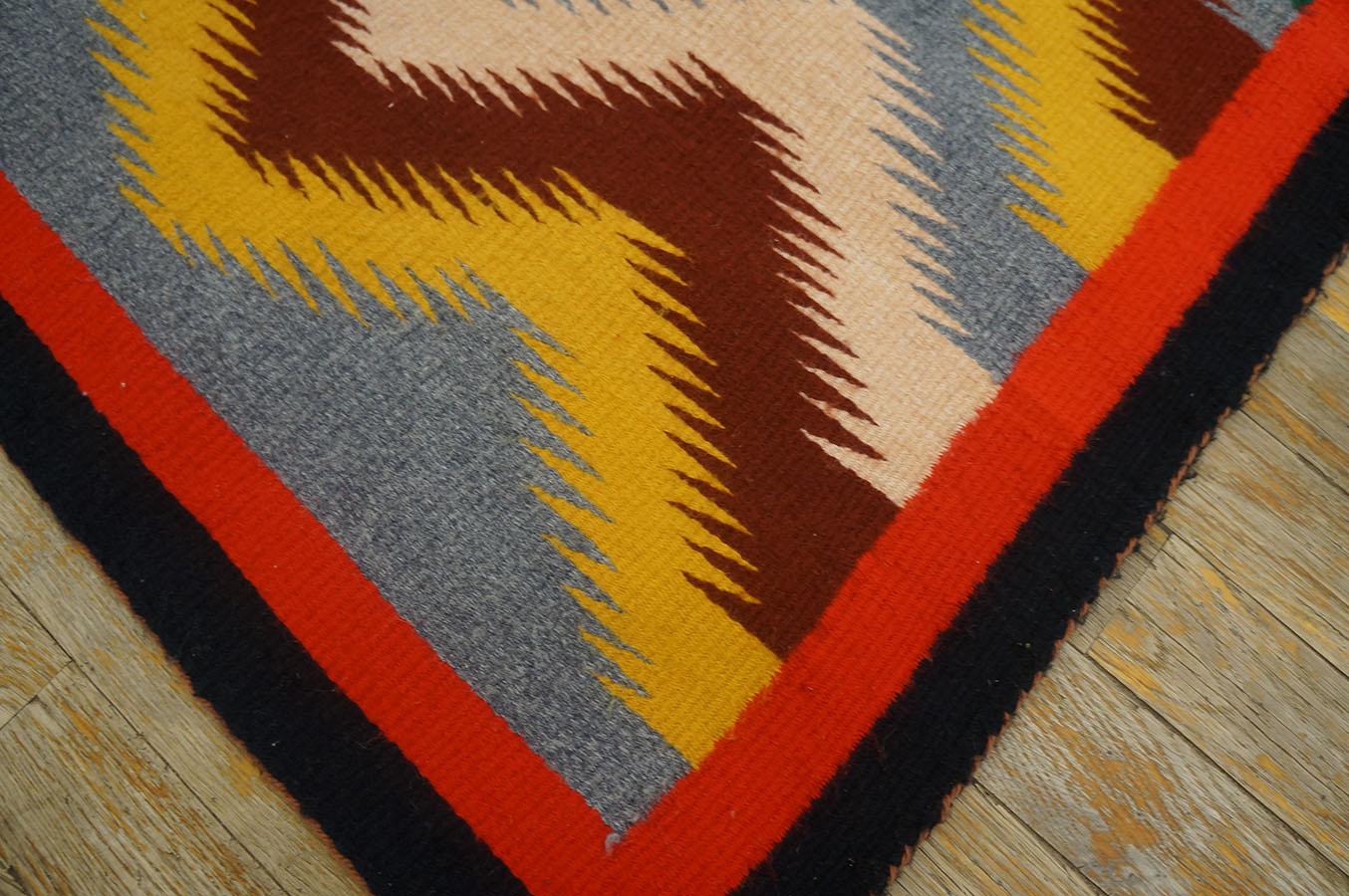 Wool Mid 20th Century American Navajo Rug ( 2' 3'' x 3' 3'' - 68 x 99 )  For Sale