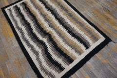 Early 20th Century American Navajo Eye-Dazzler Rug ( 3'6" x 5'3" - 107 x 160 )