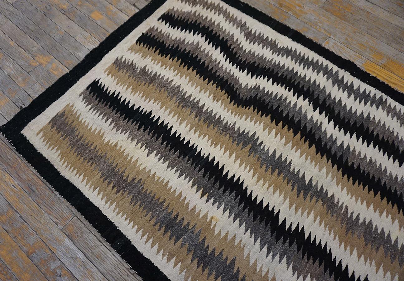 Early 20th Century American Navajo Eye-Dazzler Rug ( 3'6