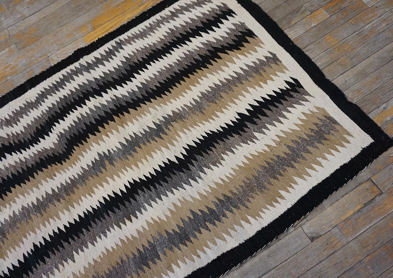 Early 20th Century American Navajo Eye-Dazzler Rug ( 3'6