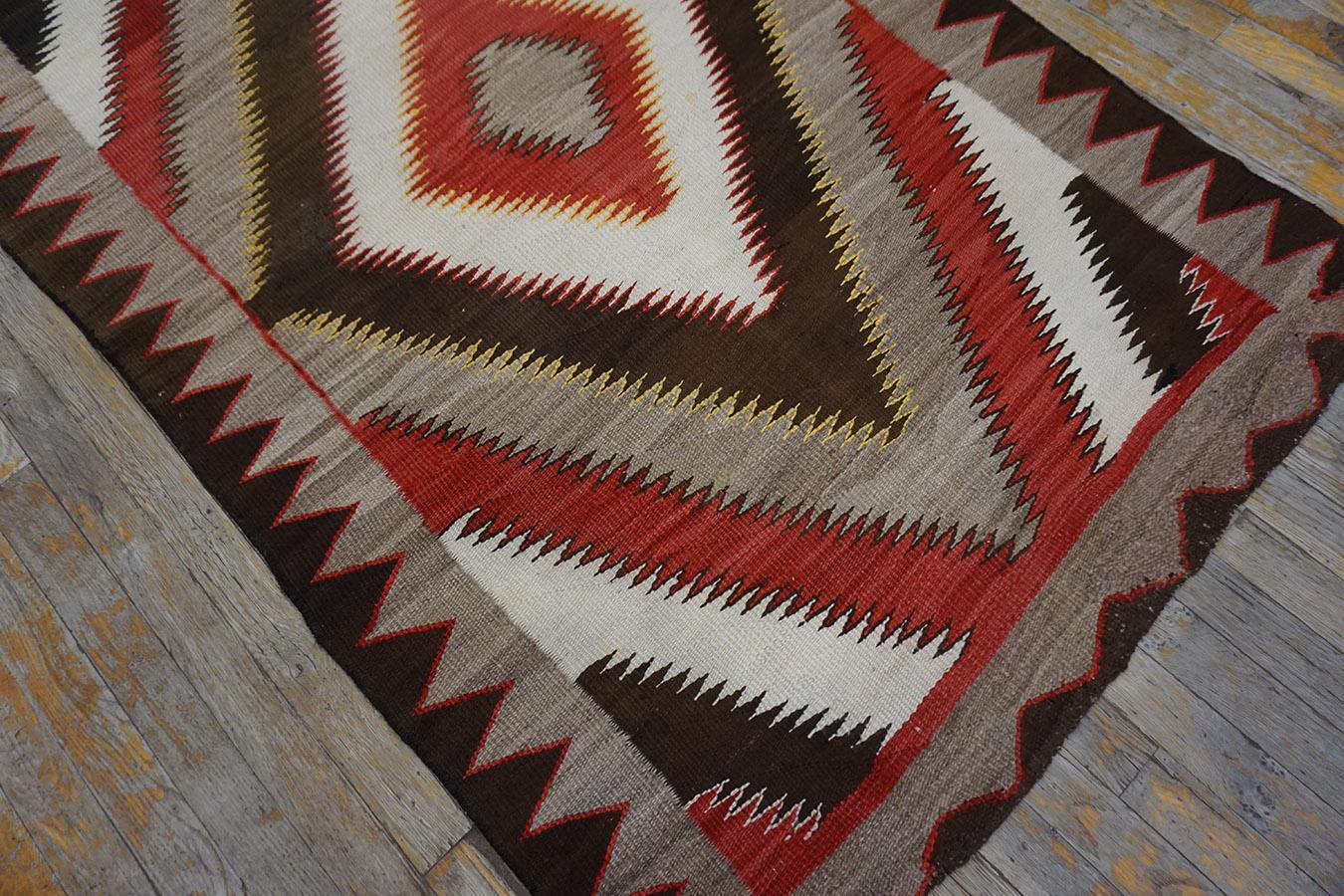 Mid-20th Century 1930s American Navajo Carpet ( 3'6
